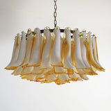 Petal Amber Glass Chandelier
