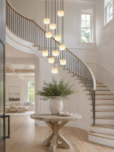 Pillow Alabaster Cluster Chandelier