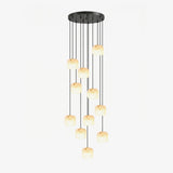 Pillow Alabaster Cluster Chandelier