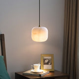 Pillow Alabaster Cluster Chandelier