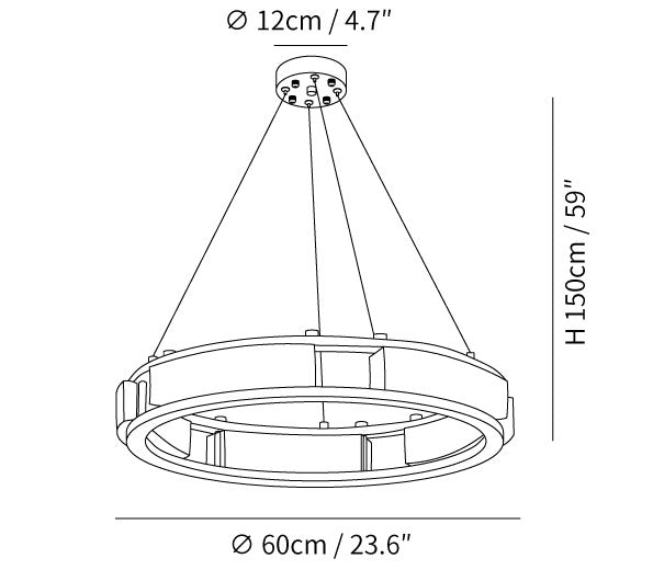 Qatar Alabaster Chandelier