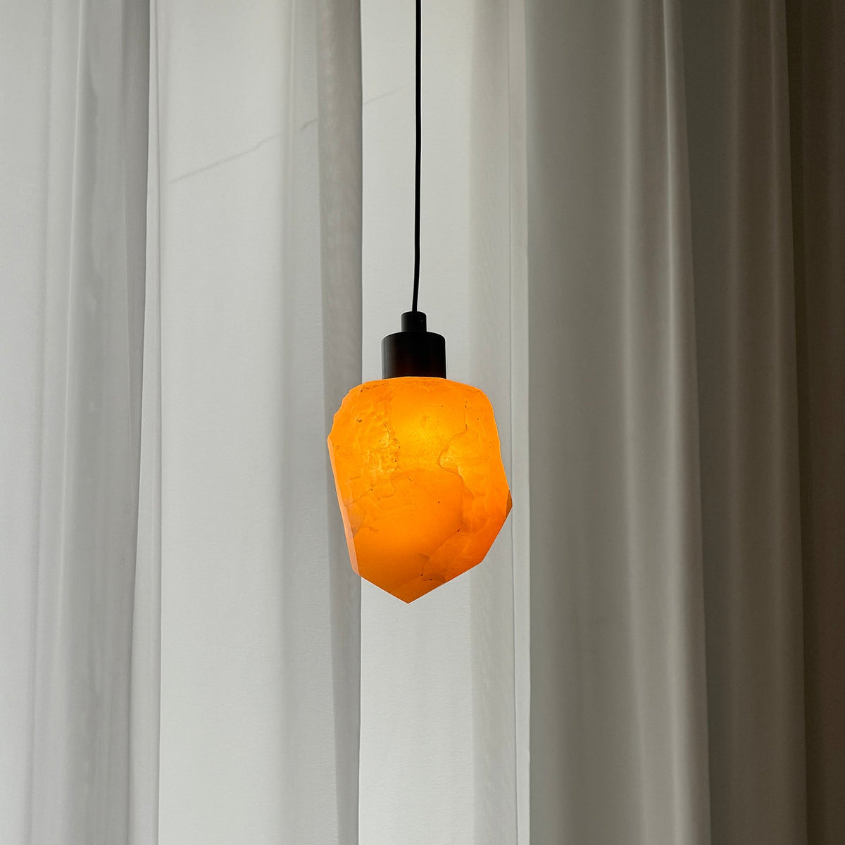 Solstice Nugget Alabaster Pendant Lamp