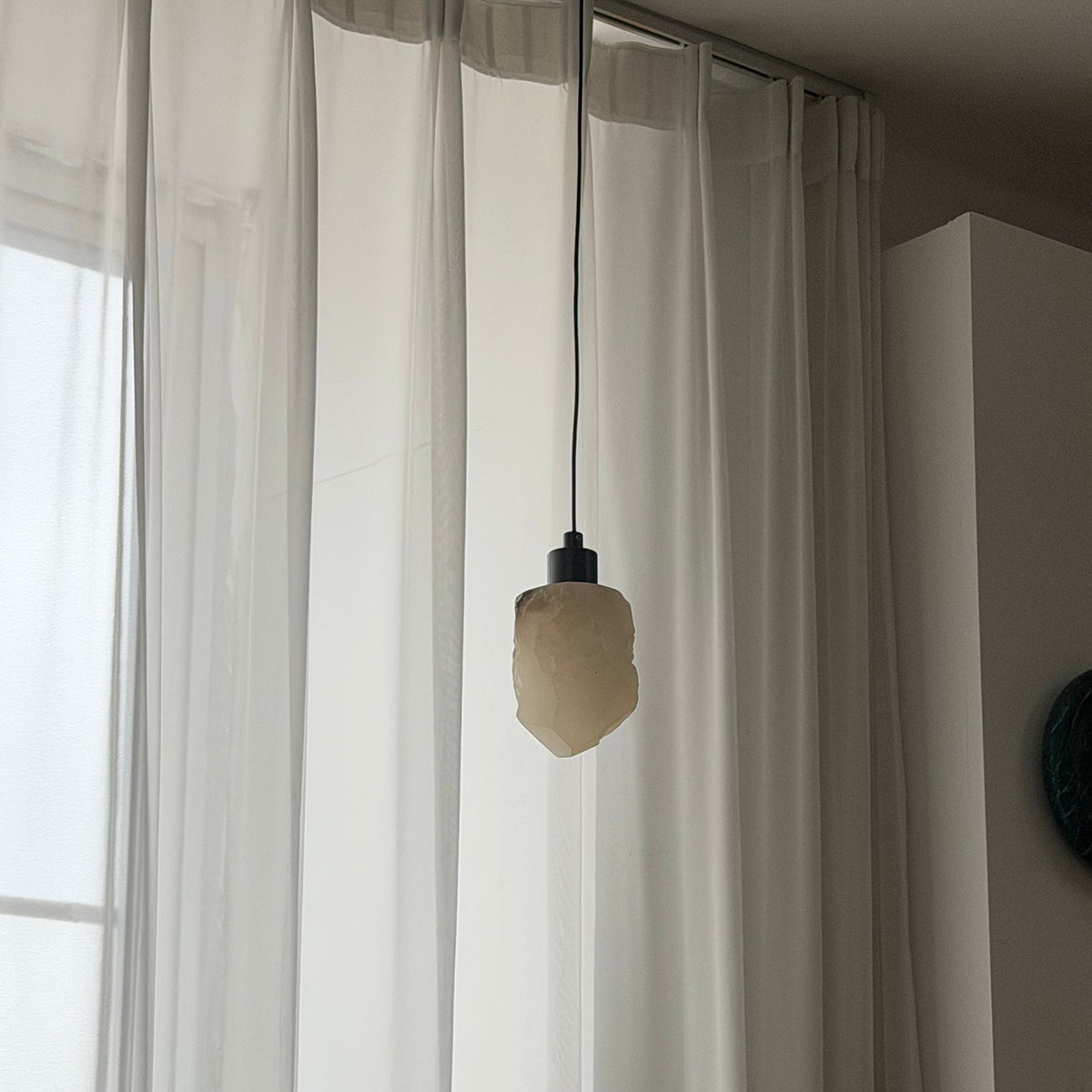 Solstice Nugget Alabaster Pendant Lamp