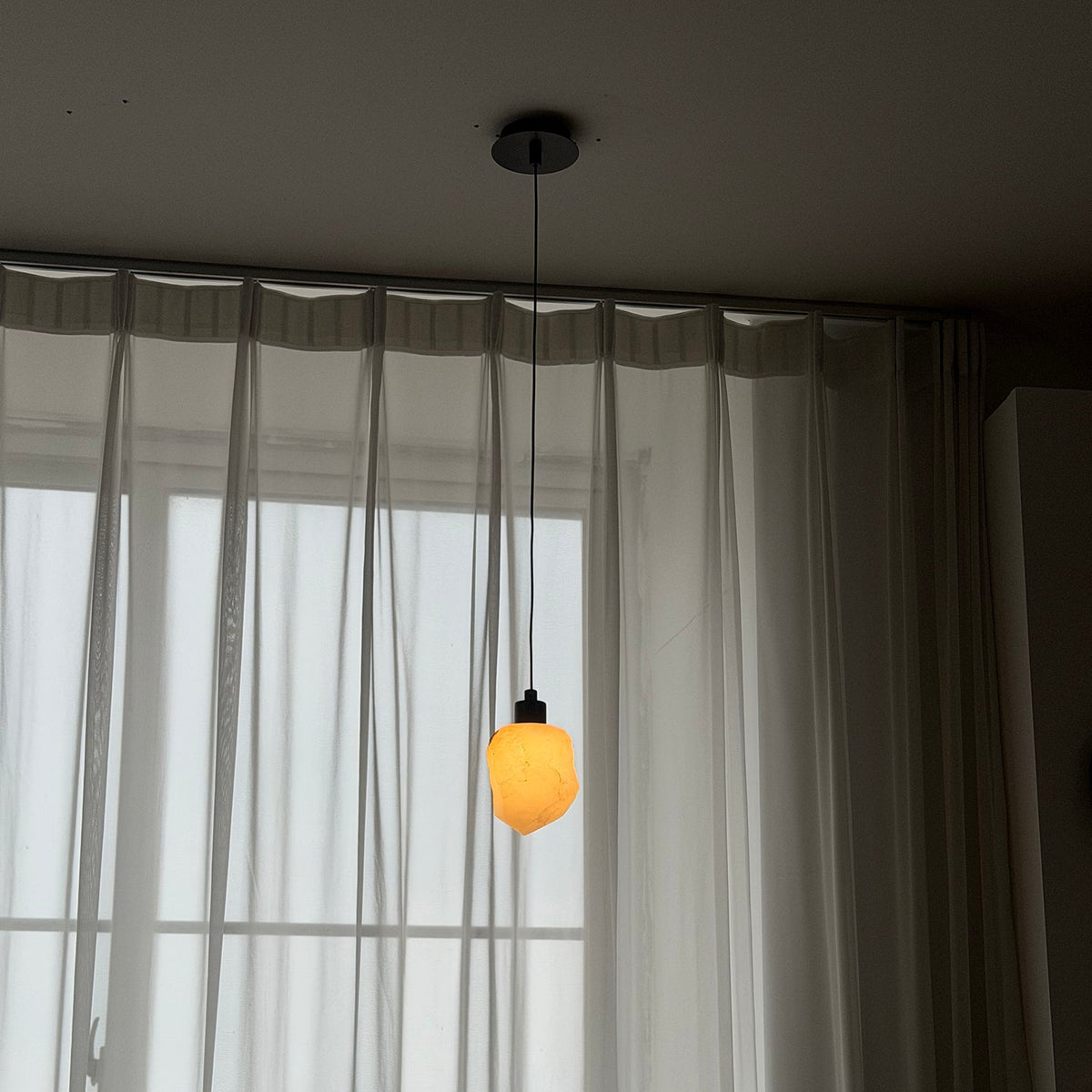 Solstice Nugget Alabaster Pendant Lamp