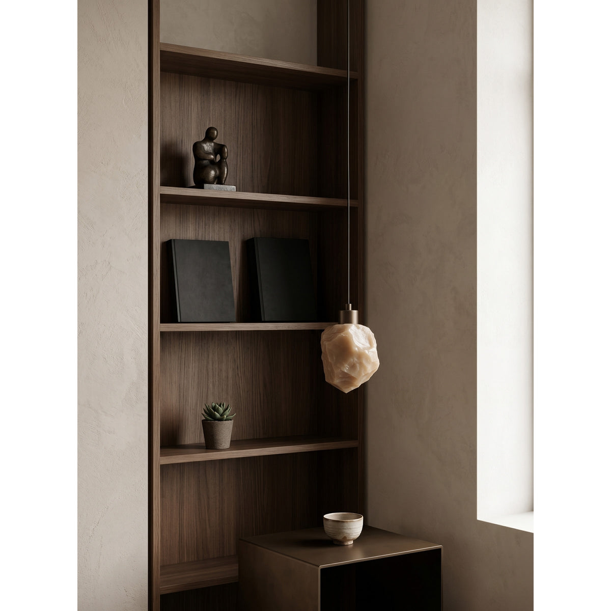 Solstice Nugget Alabaster Pendant Lamp