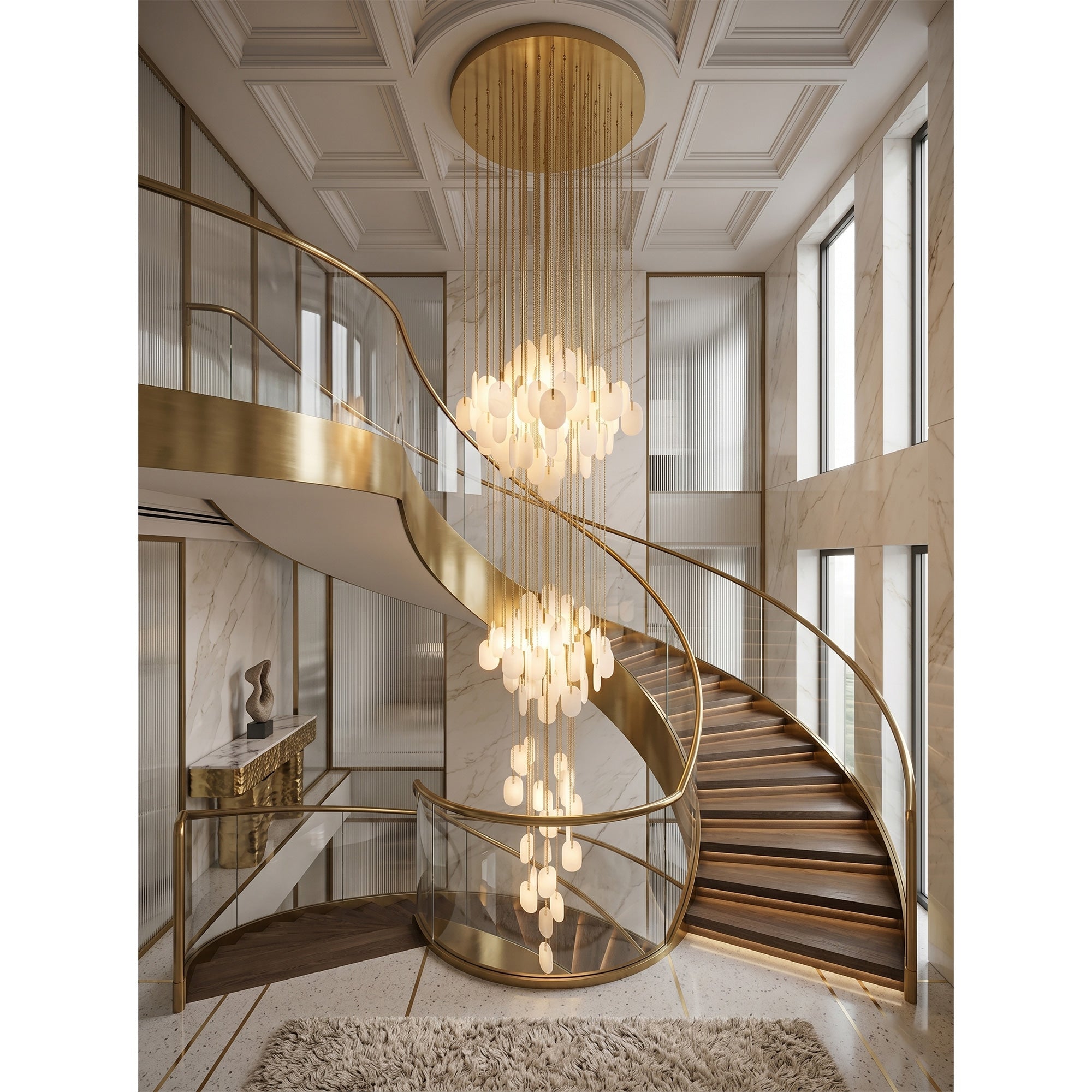 Allure Alabaster Chandelier