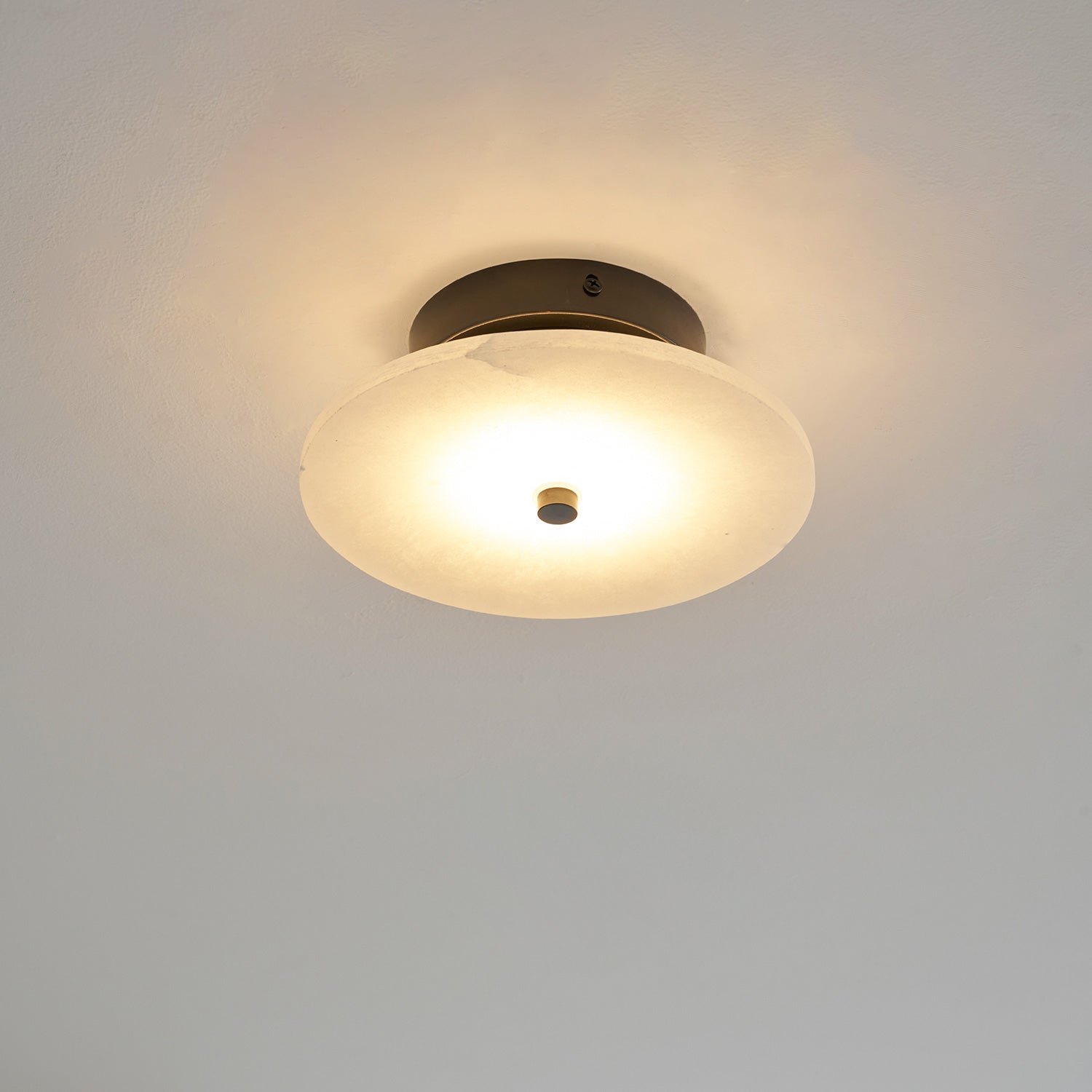 Ankeny Alabaster Flush Mount