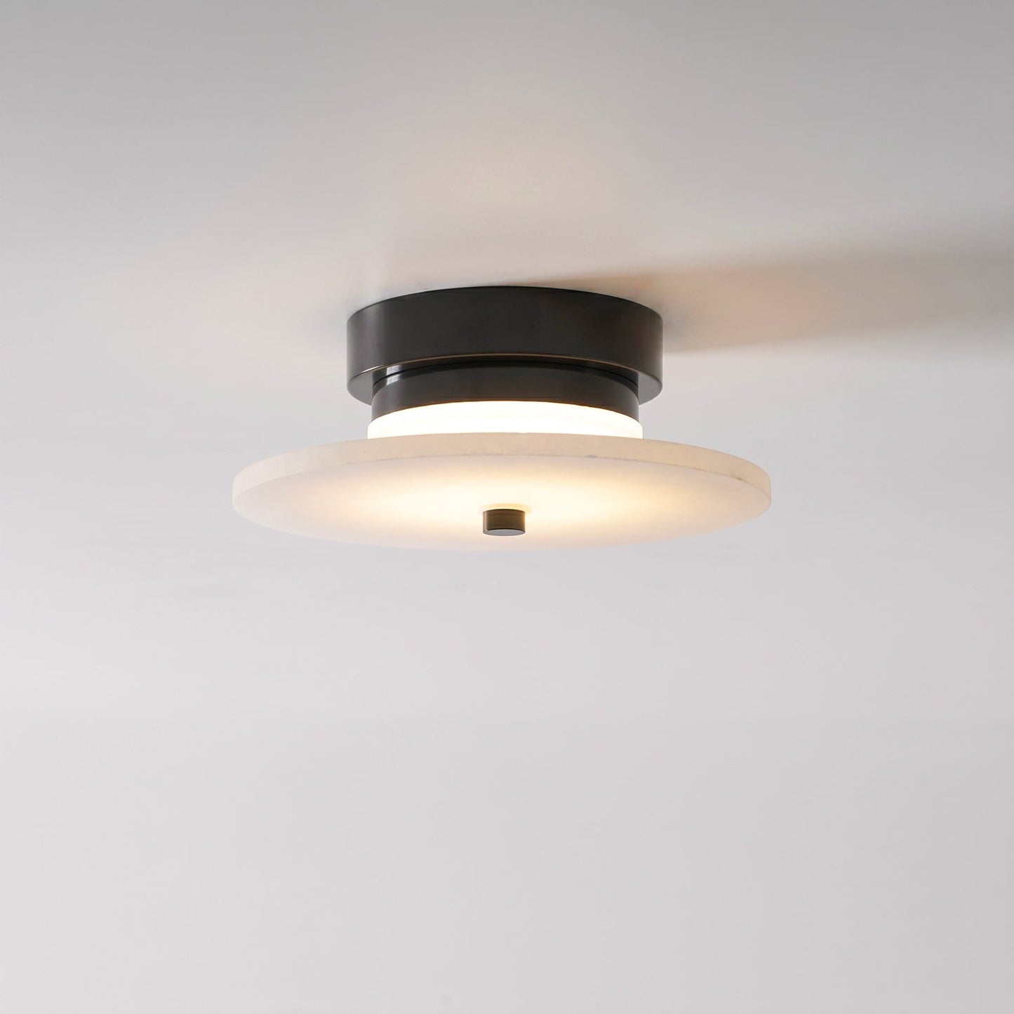Ankeny Alabaster Flush Mount