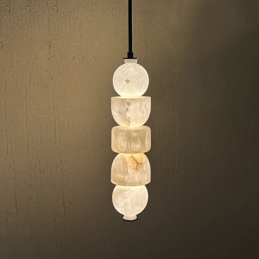 Arched Alabaster Pendant Lamp