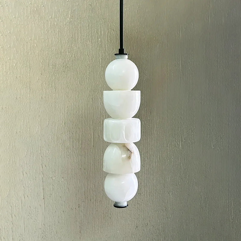 Arched Alabaster Pendant Lamp