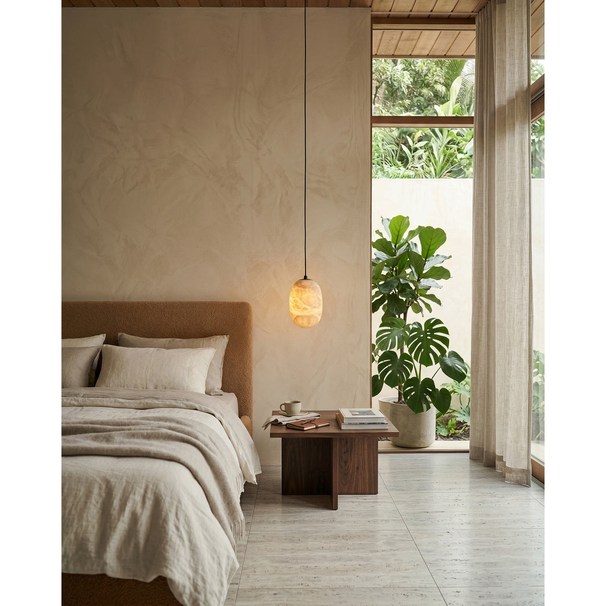 Aurora Alabaster Pendant Lamp