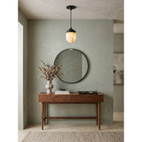 Bullet-shaped Alabaster Pendant Lamp