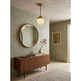 Bullet-shaped Alabaster Pendant Lamp