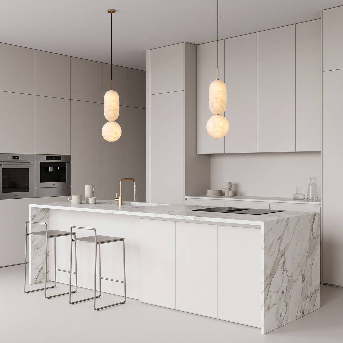 Caelune Alabaster Pendant Lamp