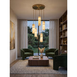Cannula Alabaster Chandelier