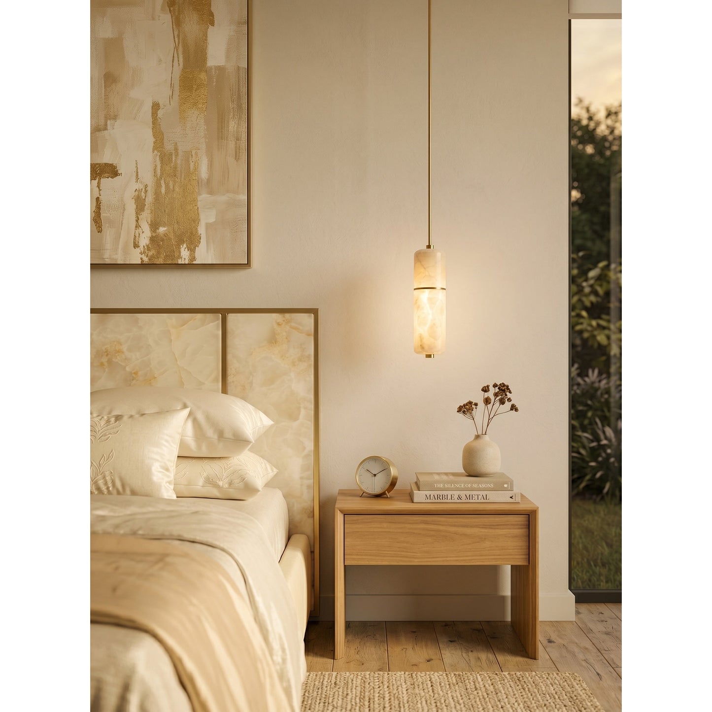 Cannula Alabaster Chandelier