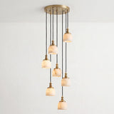 Chart Alabaster Cluster Chandelier