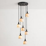 Chart Alabaster Cluster Chandelier