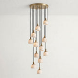 Chart Alabaster Cluster Chandelier