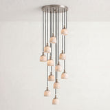 Chart Alabaster Cluster Chandelier