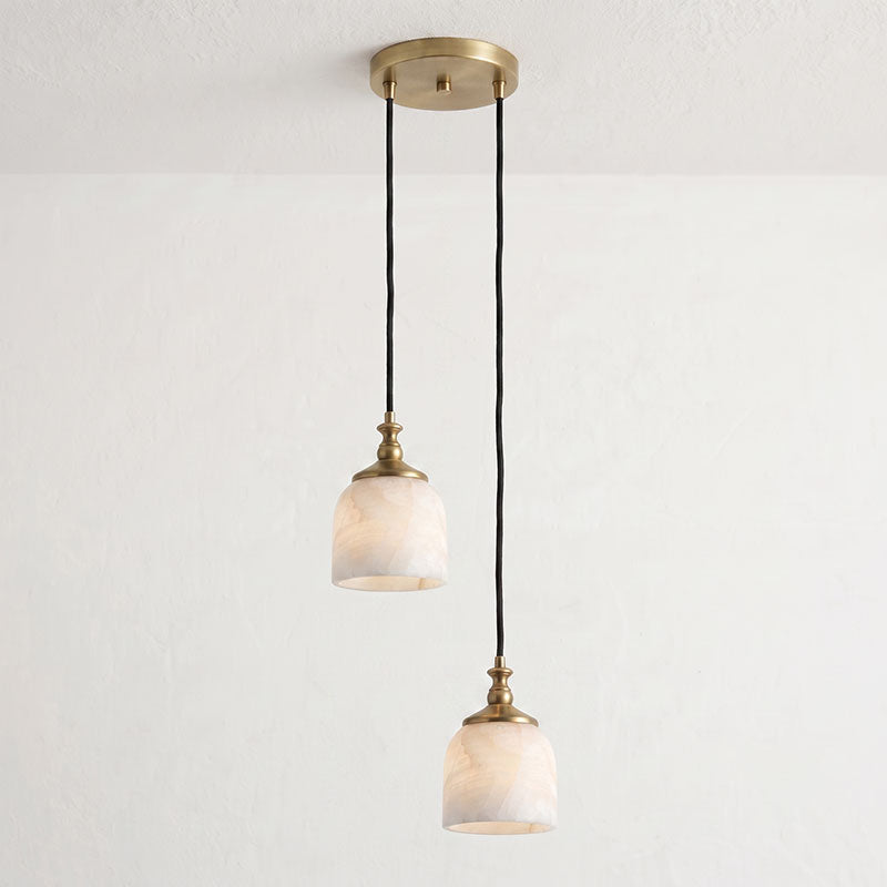 Chart Alabaster Cluster Chandelier