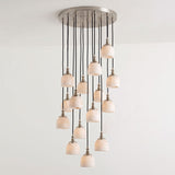 Chart Alabaster Cluster Chandelier