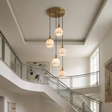 Chart Alabaster Cluster Chandelier