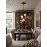 Chart Alabaster Cluster Chandelier