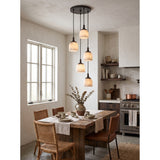 Chart Alabaster Cluster Chandelier