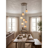 Chart Alabaster Cluster Chandelier
