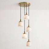 Chart Alabaster Cluster Chandelier