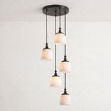 Chart Alabaster Cluster Chandelier