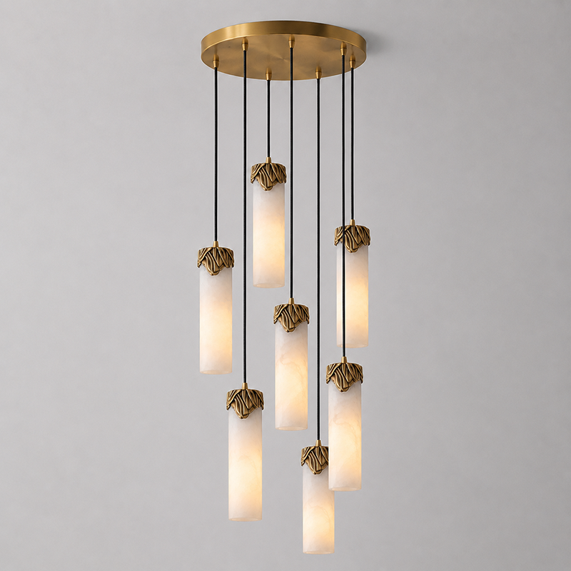 Dansani Lyra Alabaster Chandelier