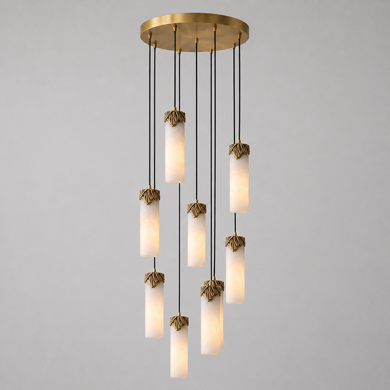 Dansani Lyra Alabaster Chandelier