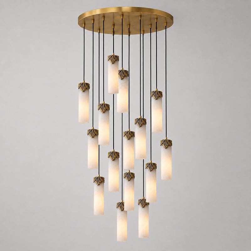 Dansani Lyra Alabaster Chandelier