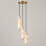 Flute Alabaster Chandelier
