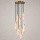 Flute Alabaster Chandelier