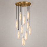 Flute Alabaster Chandelier