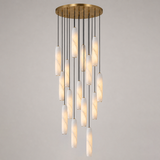 Flute Alabaster Chandelier