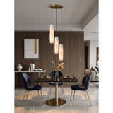 Flute Alabaster Chandelier