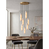 Flute Alabaster Chandelier