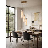 Flute Alabaster Chandelier