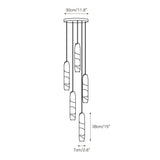 Flute Alabaster Chandelier
