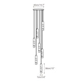 Flute Alabaster Chandelier