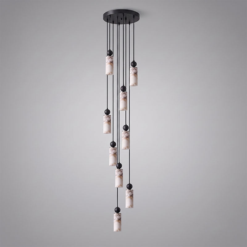 Harlin Alabaster Cluster Chandelier