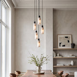 Harlin Alabaster Cluster Chandelier