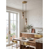 Harlin Alabaster Cluster Chandelier