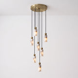 Harlin Alabaster Cluster Chandelier