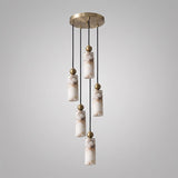 Harlin Alabaster Cluster Chandelier