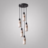 Harlin Alabaster Cluster Chandelier